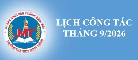 Lịch công tác tháng 9/2026