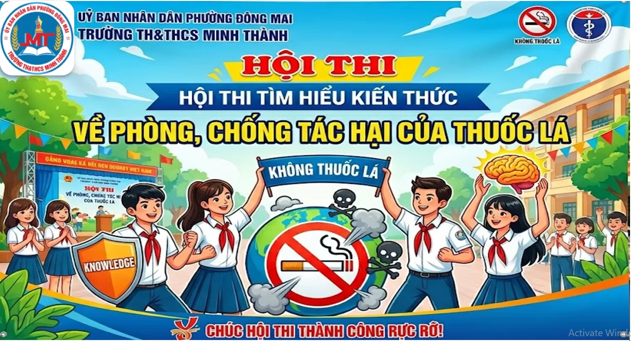 HỘI THI TÌM HIỂU KIẾN THỨC TÁC HẠI CỦA THUỐC LÁ