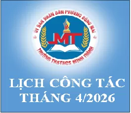 Lịch công tác tháng 4/2026