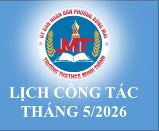 Lịch công tác tháng 5/2026