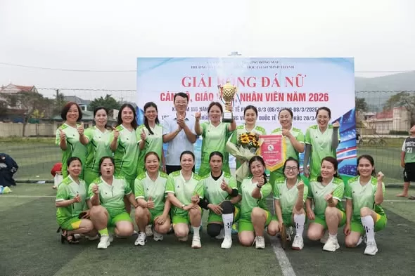 SÔI NỔI GIẢI BÓNG ĐÁ NỮ CÁN BỘ, GIÁO VIÊN, NHÂN VIÊN NĂM 2026
